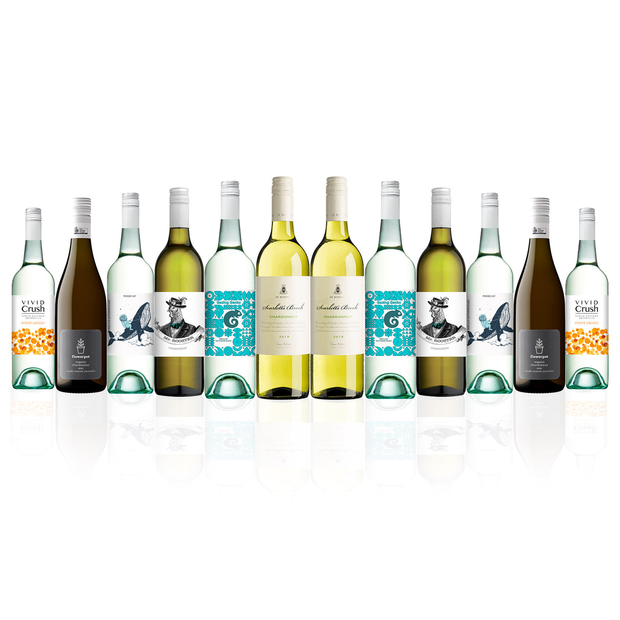 Mixed Aussie White Wine Dozen 2.0 (12 bottles)