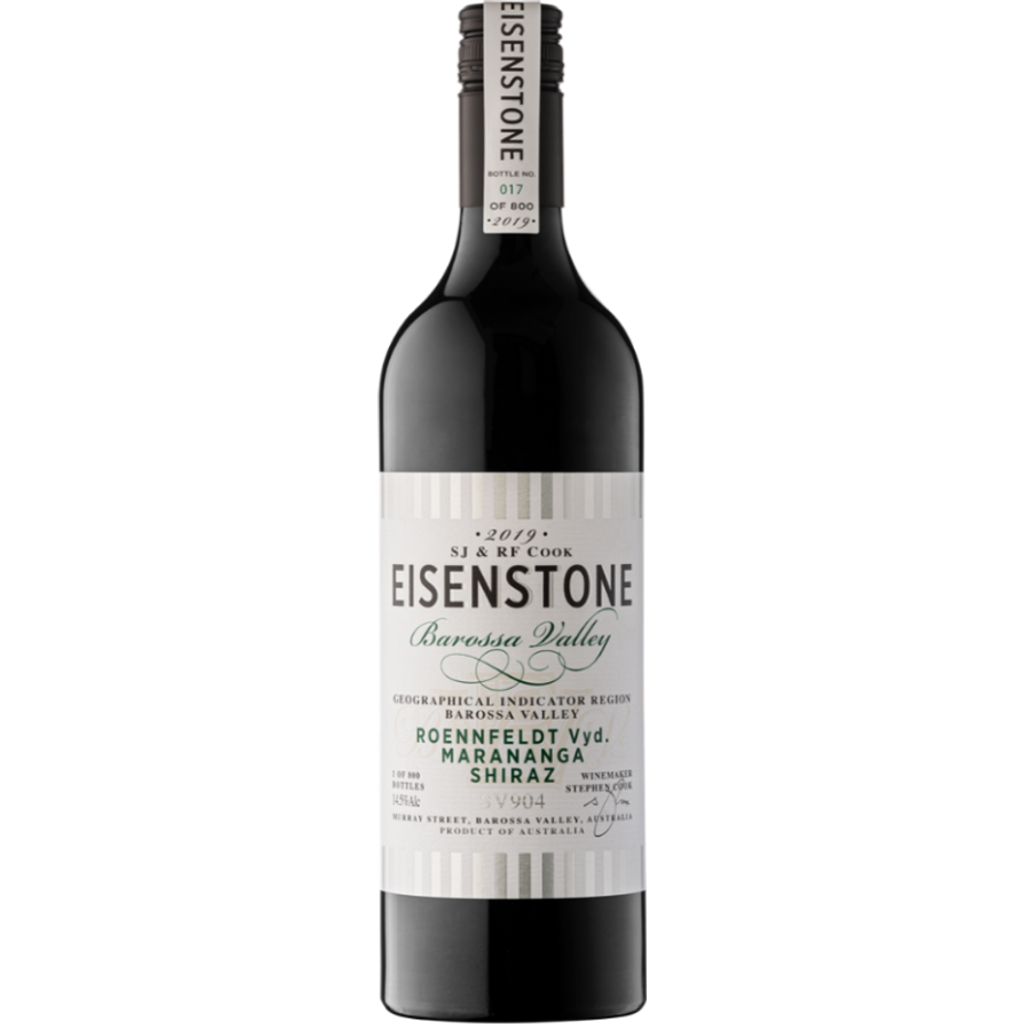 Eisenstone Roennfeldt Vineyard Marananga Shiraz SV904 2019  (6x750ml)