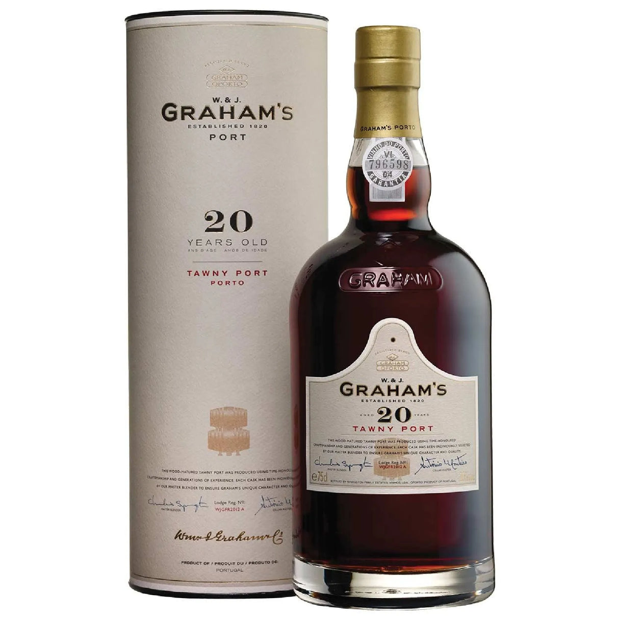 Graham’s 20YO Tawny Port (Gift Boxed) NV (6 Bottles)