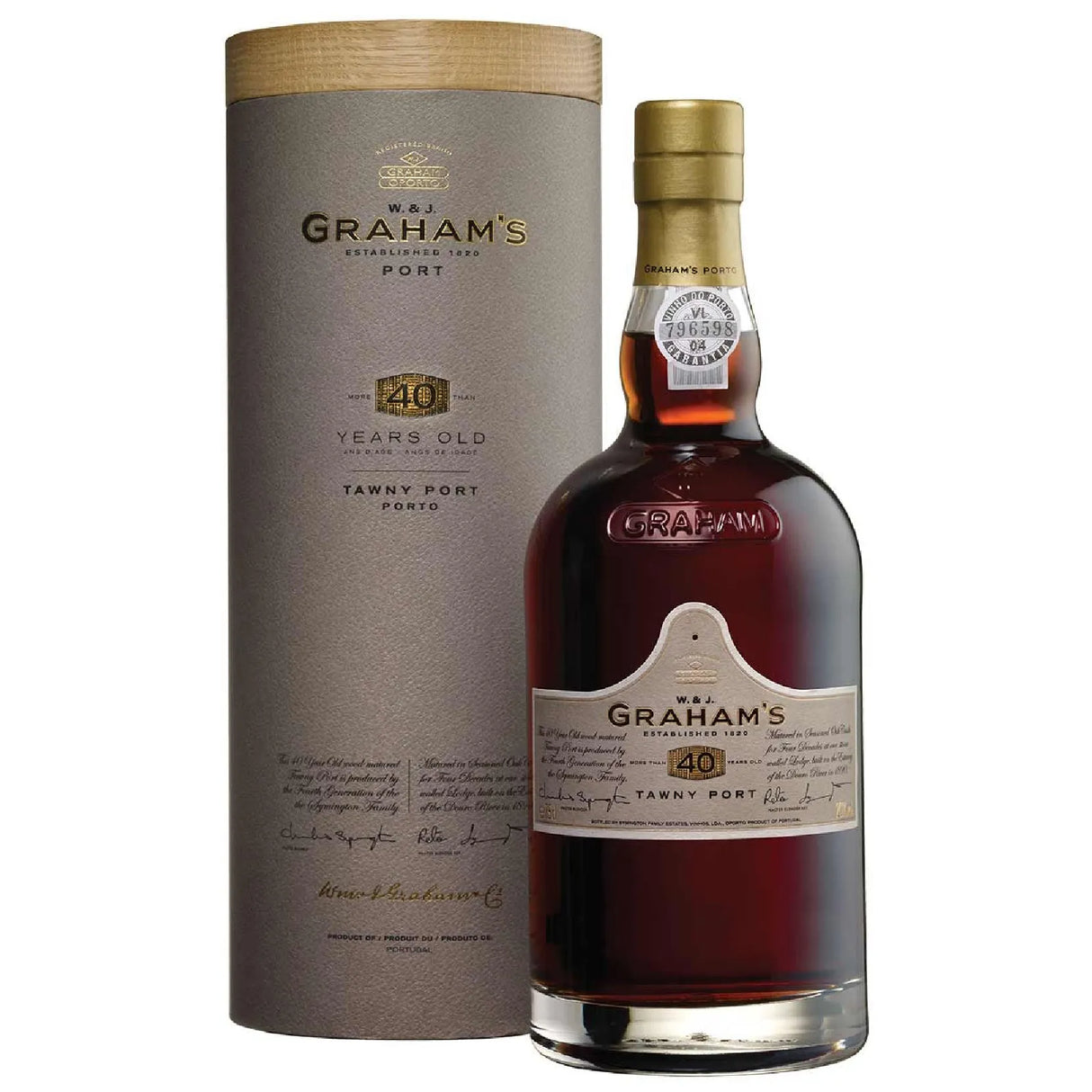 Graham’s 40YO Tawny Port (Gift Boxed) (Limited) NV (6 Bottles)