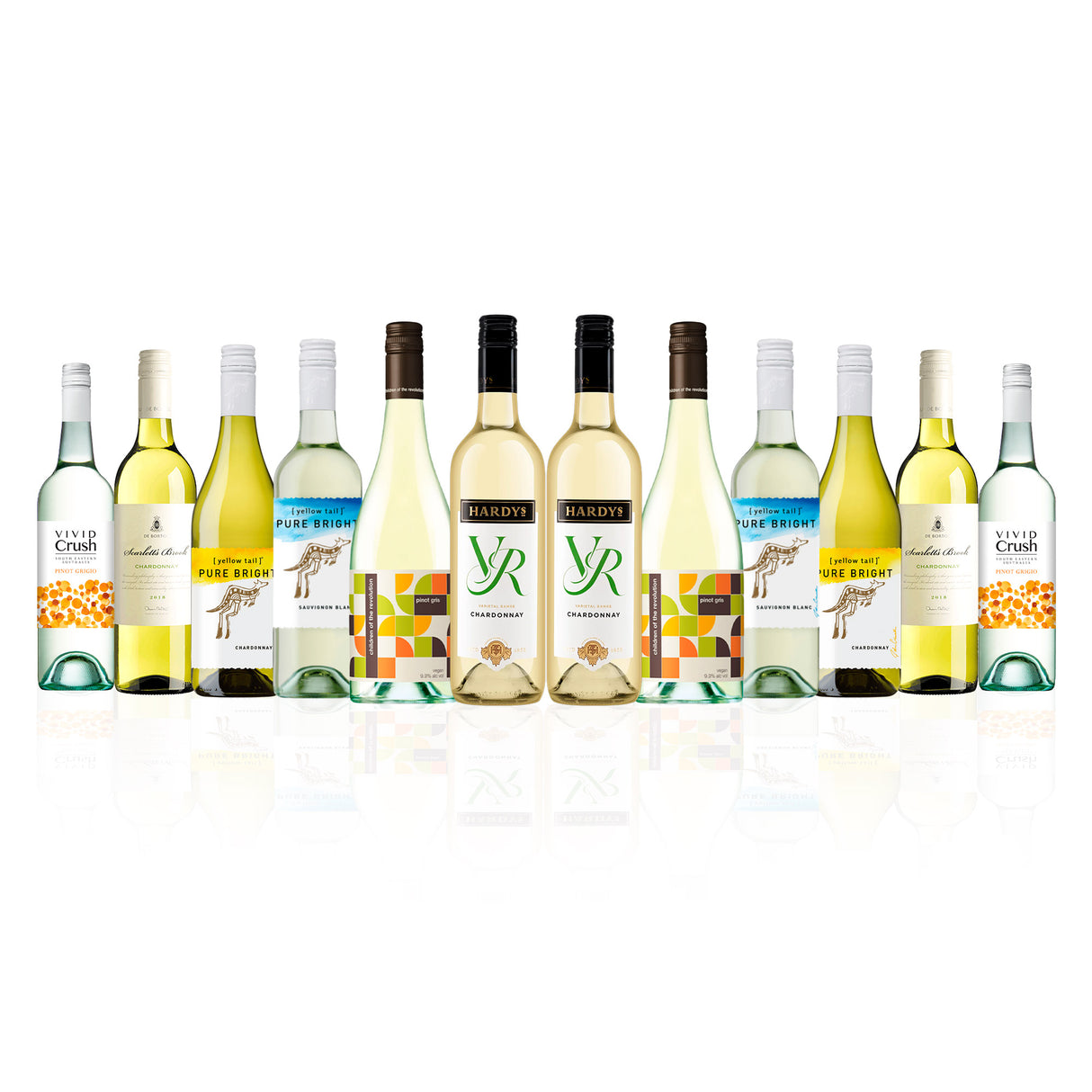 Pure Bright White Mixed Dozen (12 Bottles)