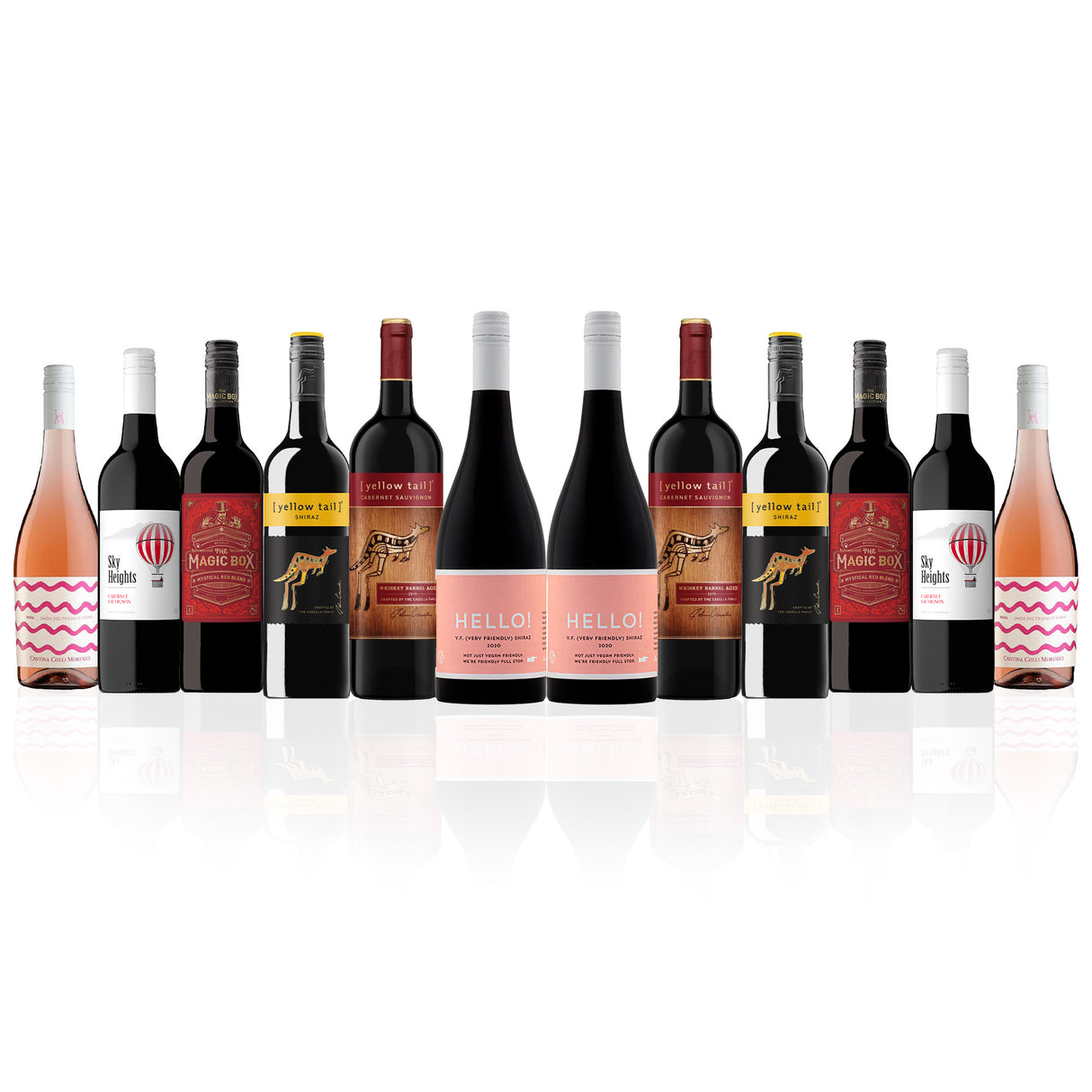Sensational Mixed Red + Rose Dozen (12 bottles)