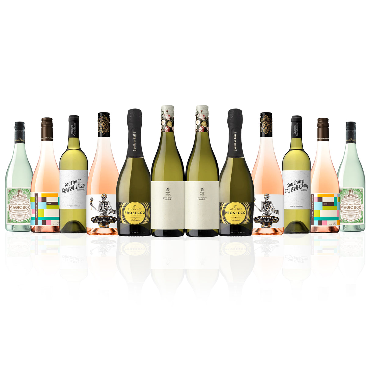 Light & Bright Mixed Wine Dozen 4.0 (12 bottles)