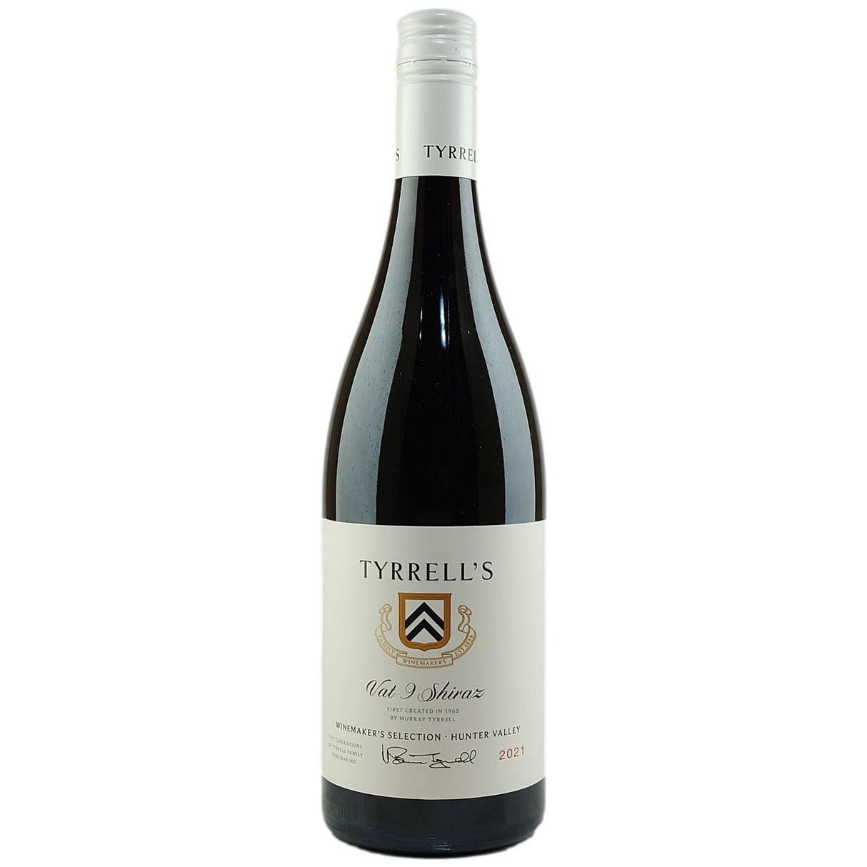 Tyrrell's Winemaker's Selection Vat 9 Shiraz 2021 (6 bottles)