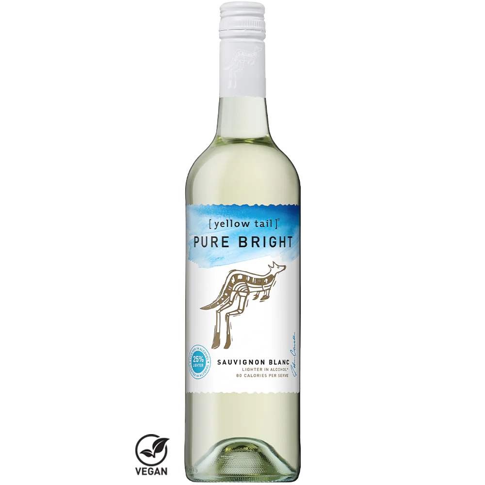 Yellow Tail Pure Bright Sauvignon Blanc 2021 (12 bottles)