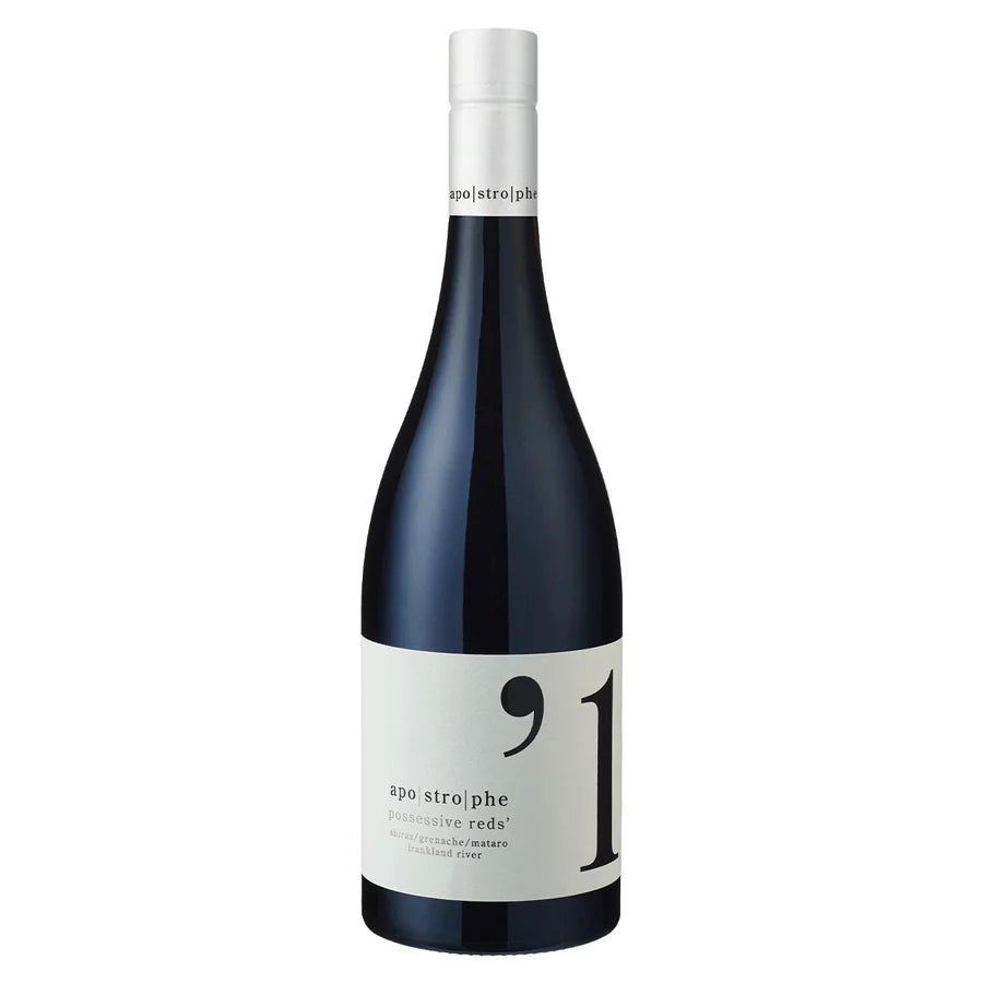 Apostrophe 'Possessive Reds' Shiraz Grenache Mataro, Frankland River 2020 (12 bottles)