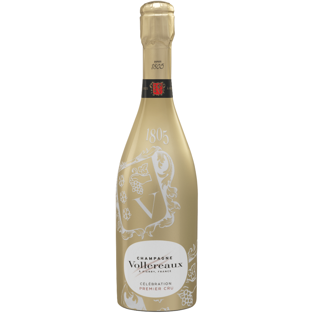 Champagne Vollereaux Premier Cru-Celebration Sleeve NV (12 Bottles)