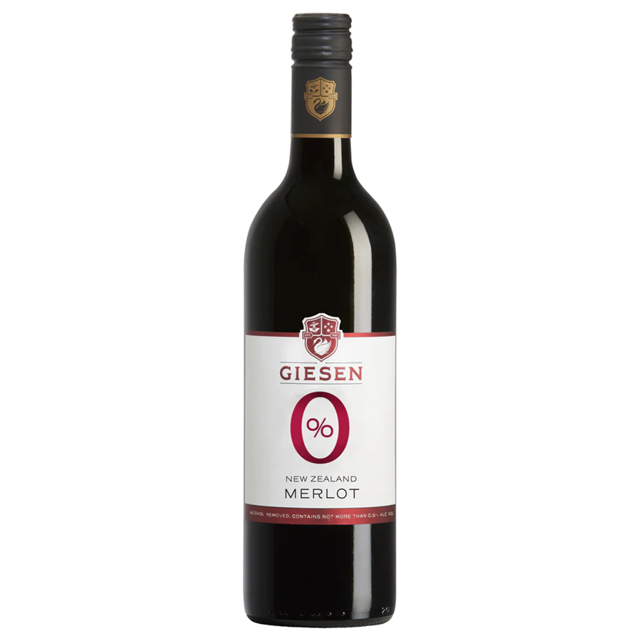 0% Giesen Estate Merlot, Hawkes Bay NV (12 bottles)