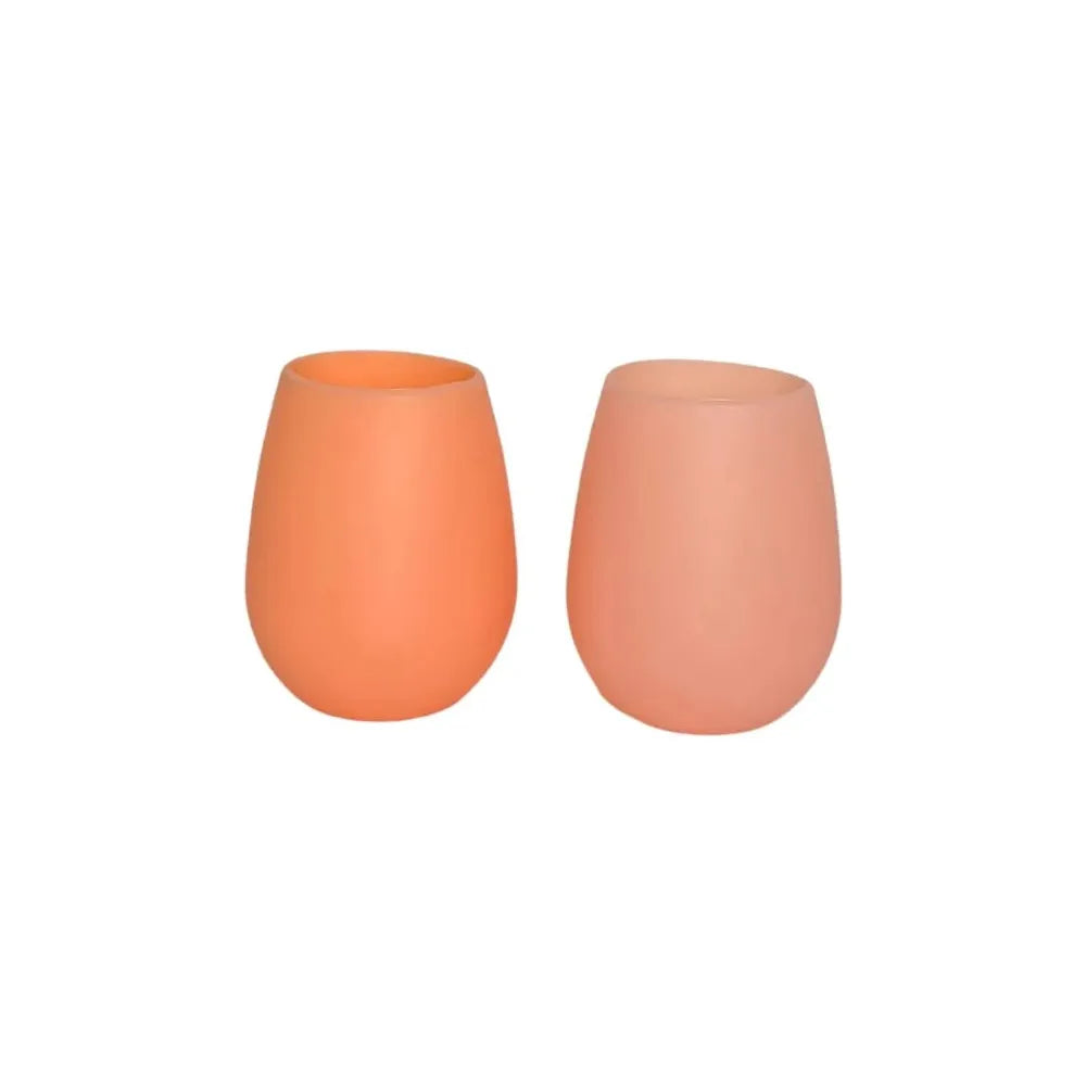 Porter Green Peach + Petal | Fegg | Silicone Unbreakable Glasses (6pk)