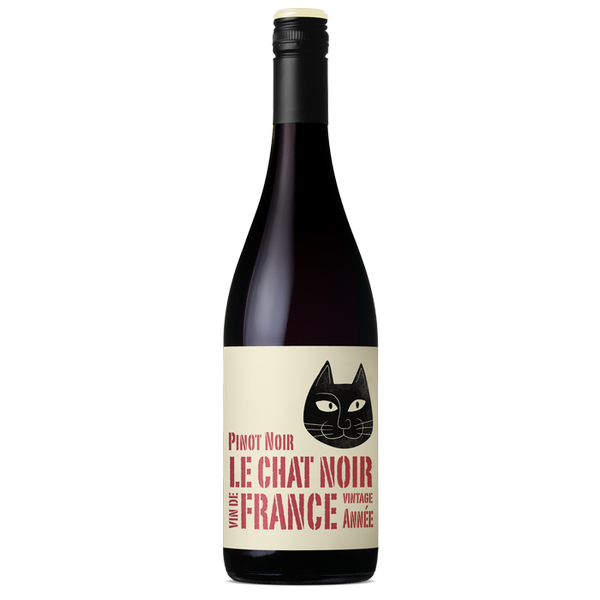 Le Chat Noir Sud de France Pinot Noir 2022 (12 bottles)