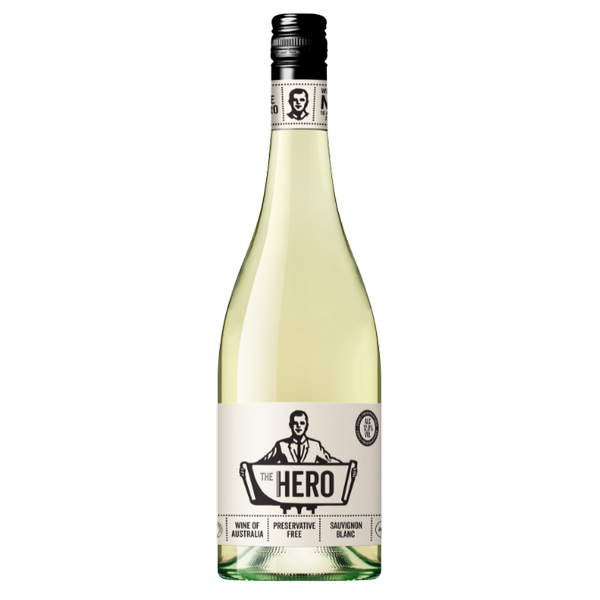 The Hero Australia Sauvignon Blanc Preservative Free Vegan 2024  (12 bottles)